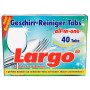Pastylki do mycia naczyń w zmywarkach Largo all-in-one, 40x20g