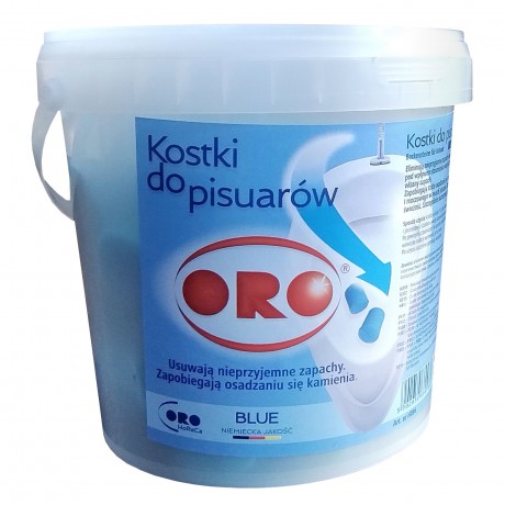 ORO Kostki do pisuarów, BLUE / Beckensteine, Bouqiet, 1 kg