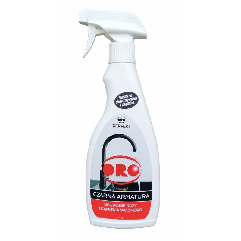 ORO preparat do usuwania rdzy i kamienia wodnego z czarnej armatury, 500 ml 