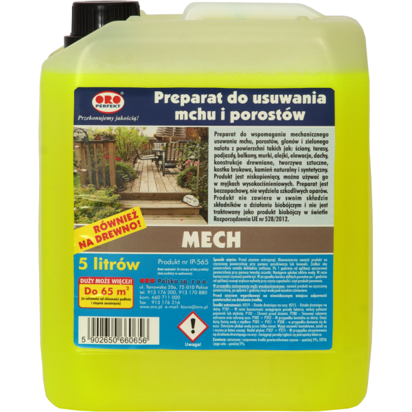 ORO preparat do usuwania mchów i glonów, 5 L